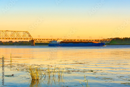 The Volga River in Kostroma in the summer. Kostroma, Russia. © fotych