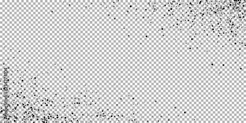 Scattered dense balck dots. Dark points dispersion photo
