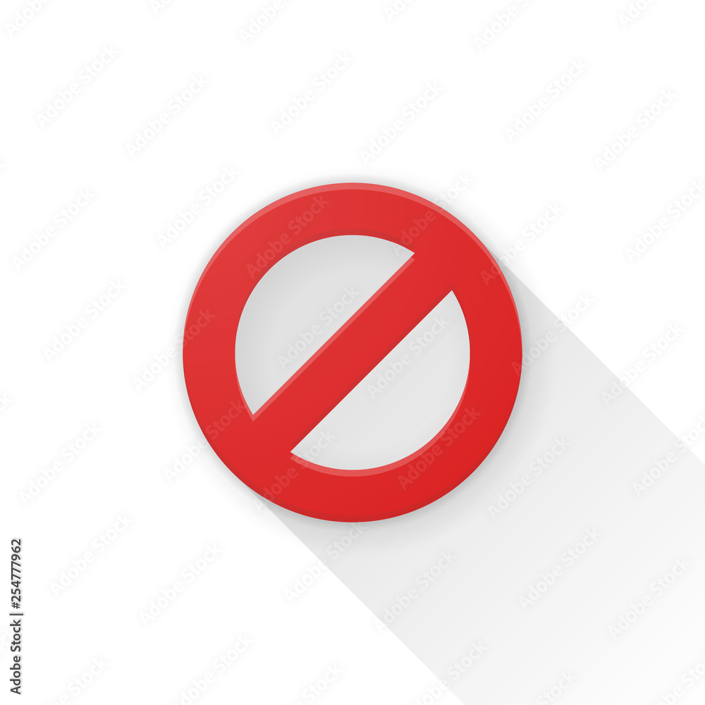 Cancel Block Denied Adaptive icon Material Design illustration