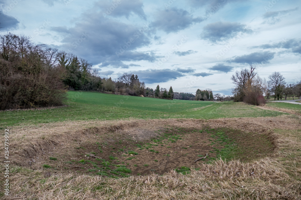 Abgelassener teich im Wasserschutzgebiet Abgelassener teich im Wasserschutzgebiet