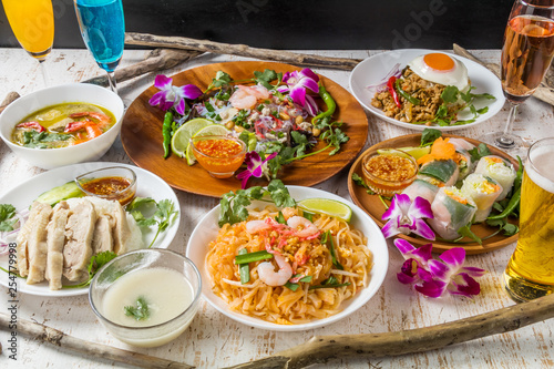 代表的なタイ料理 typical Thai cuisine