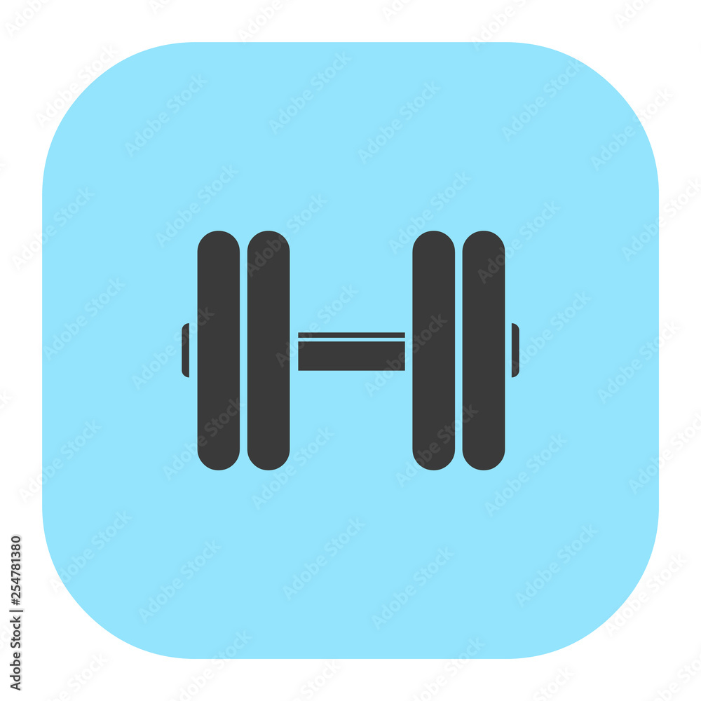 Dumbell Icon vector illustration Dumbell Icon vector illustration