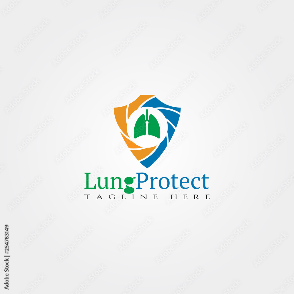 Medical icon template,lung care logo,creative vector design Medical icon template,lung care logo,creative vector design