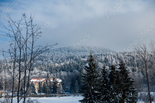 Quadro su tela Oberlausitz, Jonsdorf: Winterlandschaft