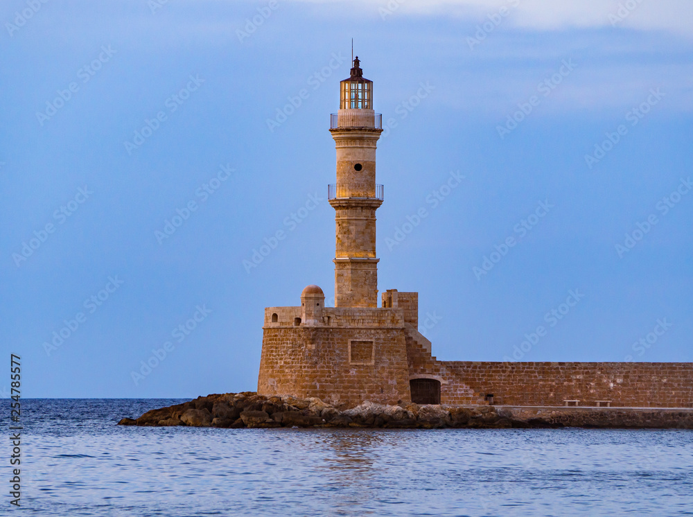 The lighthouse of Chania - Crete, Greece
