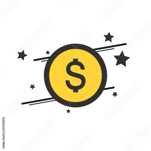 Shop now button dollar sign...