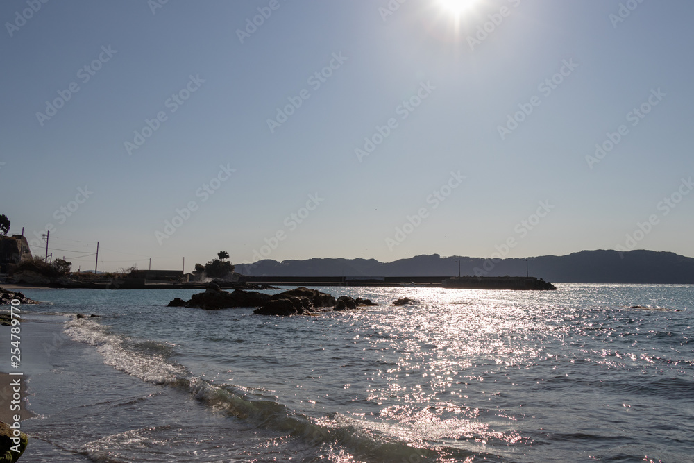 Toyooka Beach in Minami Boso City, Chiba Prefecture, Japan