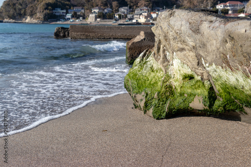 Toyooka Beach in Minami Boso City, Chiba Prefecture, Japan photo