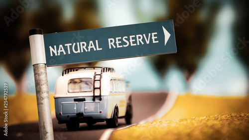 Sign 366 - NATURAL RESERVE