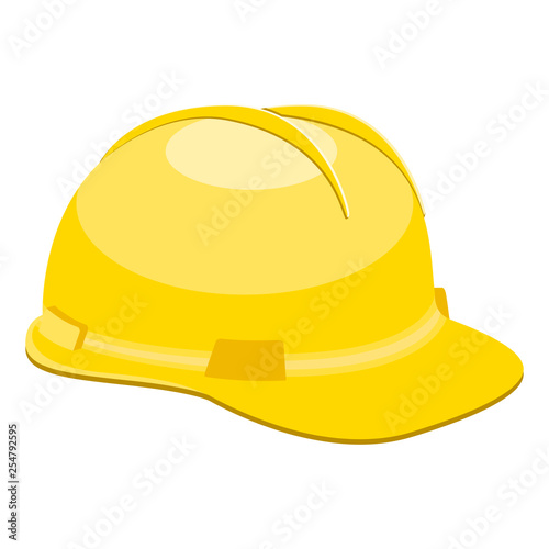 Isolated construction helmet image. Vector illustration design