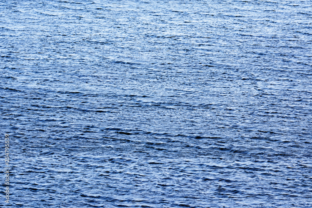 ruhige Wasseroberfläche, Nordatlantik, Island