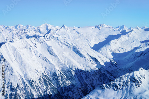 Landscape in Hintertux Glacier ski resort in Zillertal © Roman Babakin