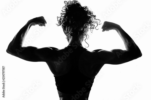 silhouette of a woman