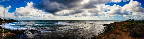 Kauai dark ocean pool