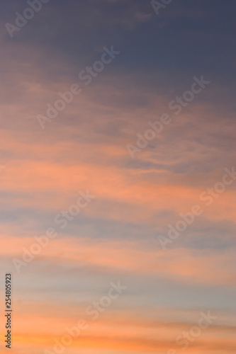 colorful cloud above dramatic dusk sky © sutichak
