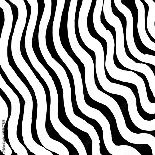 Brush grunge pattern. White and black vector.