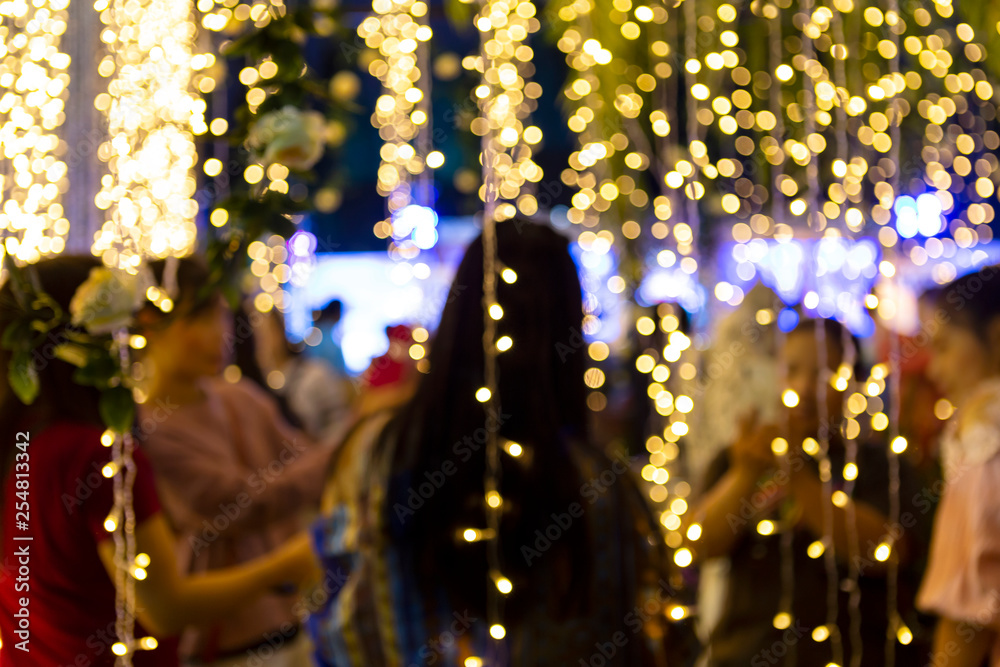 Blurred night light and party concept background, abstract blurred light bokeh at the party Blurred night light and party concept background, abstract blurred light bokeh at the party