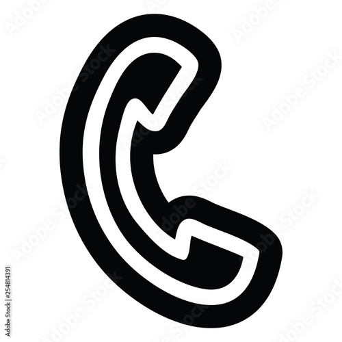 telephone handset icon