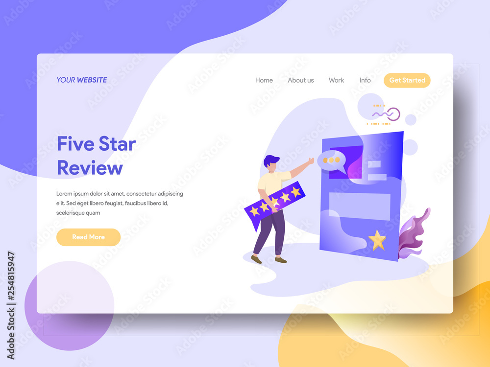 Landing Page Five Star Review