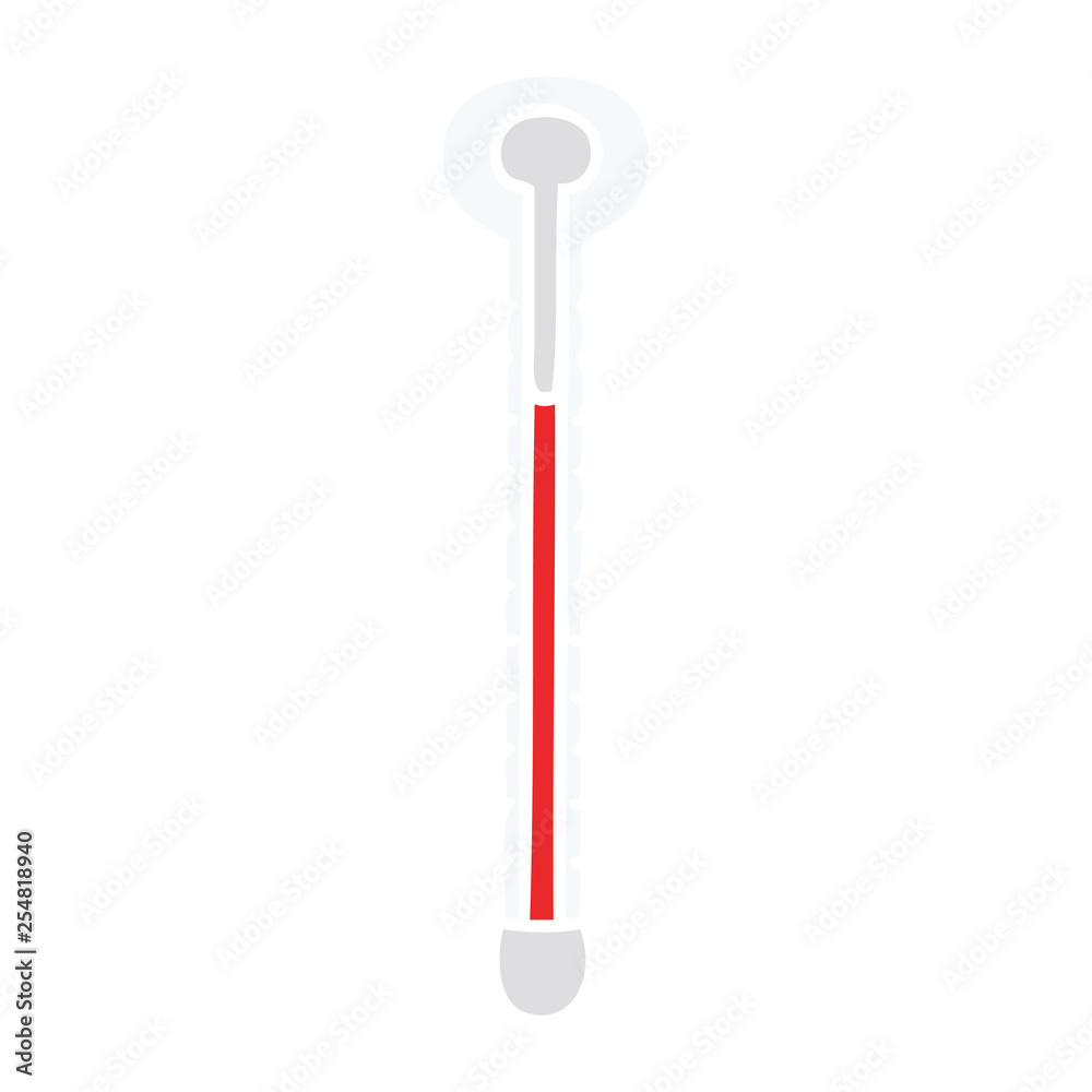 quirky hand drawn cartoon thermometer quirky hand drawn cartoon thermometer
