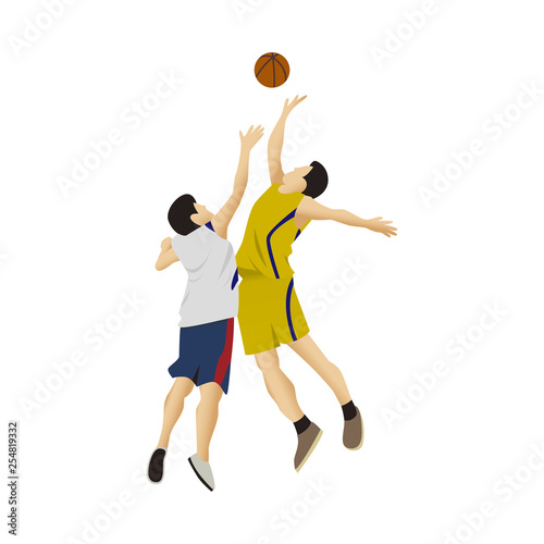 バスケの試合開始