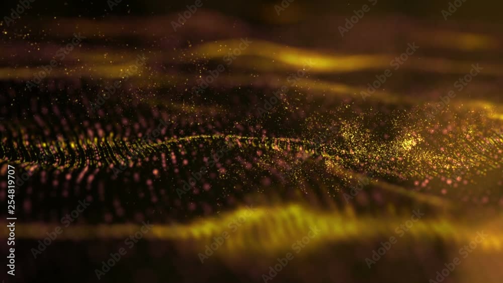 Futuristic digital abstract luxurious sparkling wave particles flow de-focus for festive season Christmas, New Year, Chinese New Year, Valentine background Futuristic digital abstract luxurious sparkling wave particles flow de-focus for festive season Christmas, New Year, Chinese New Year, Valentine background