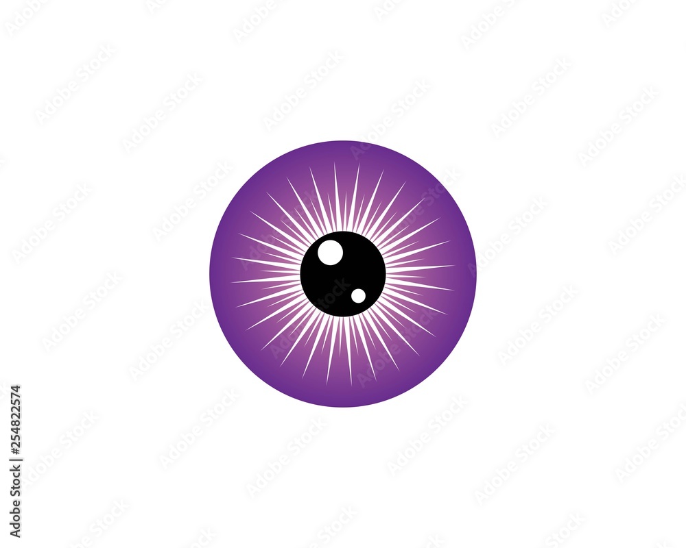 Eye icon Logo vector Template illustration Eye icon Logo vector Template illustration