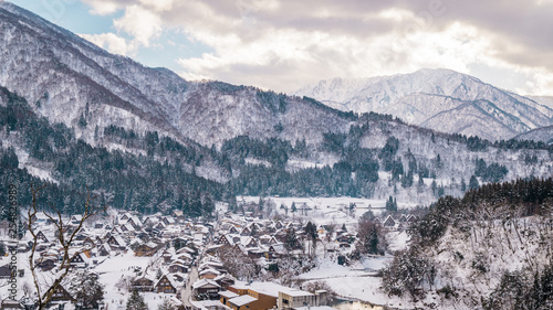 Shirakawago in Japan,This village is UNESCO World Heritage and is just one of the best place, Gifu, Japan.