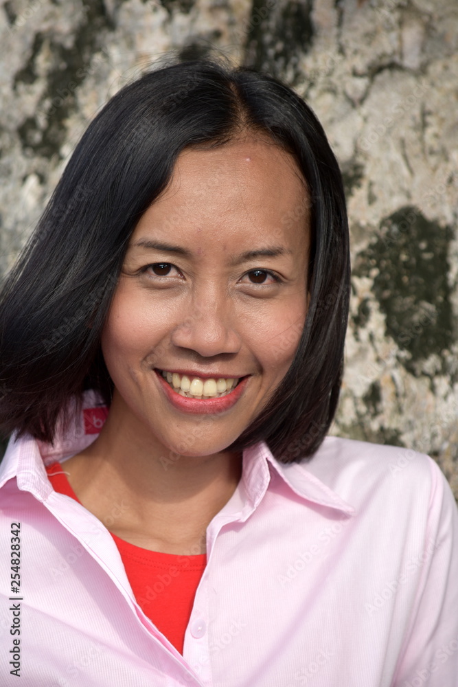 Smiling Attractive Asian Female Smiling Attractive Asian Female