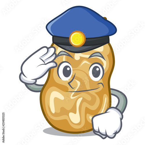 Police raisins in a the cartoon bowl