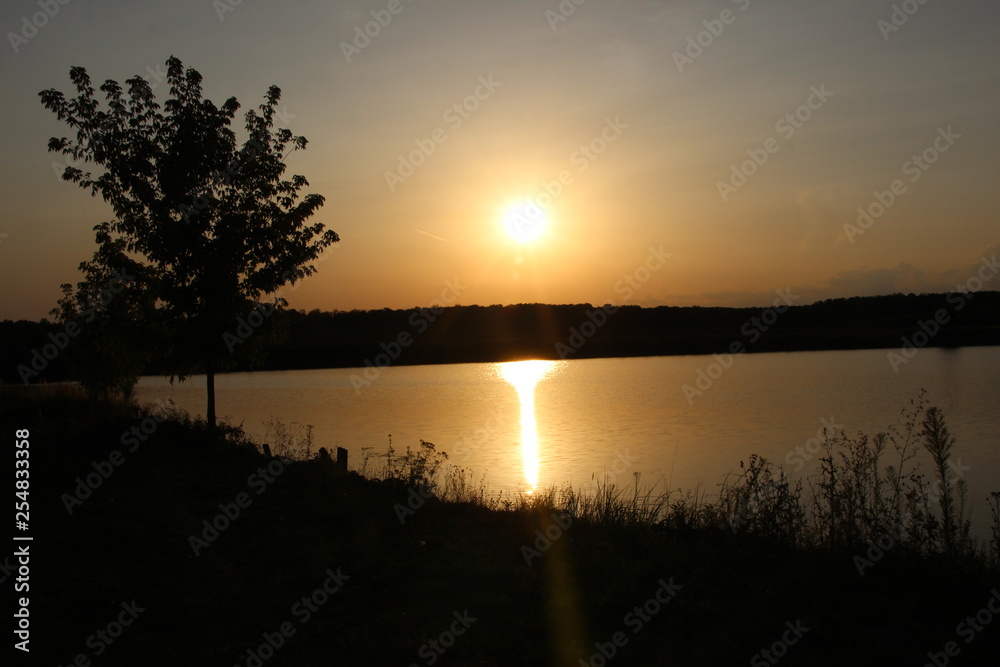 Lake, Ostrozska Nova Ves, Czech republic