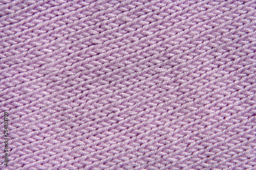 pink color knitted wool as background