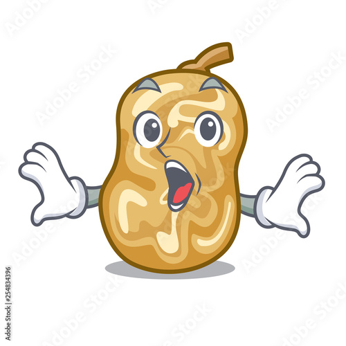 Surprised raisins in the a character box