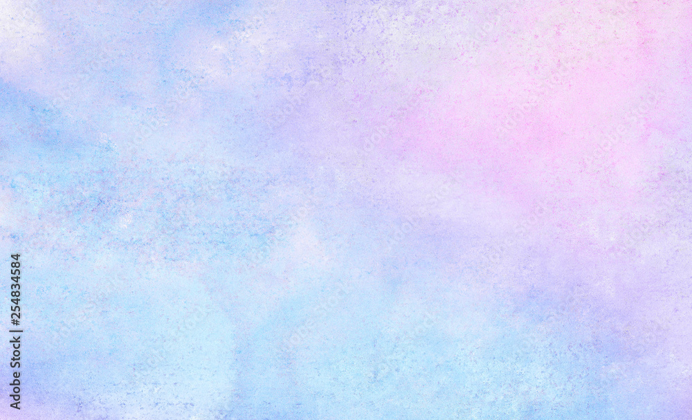 Grungy ink colors wet effect canvas aquarelle background. Fantasy smooth pastel light pink, purple and blue shades watercolor paper textured illustration for creative design, vintage card, templates Grungy ink colors wet effect canvas aquarelle background. Fantasy smooth pastel light pink, purple and blue shades watercolor paper textured illustration for creative design, vintage card, templates