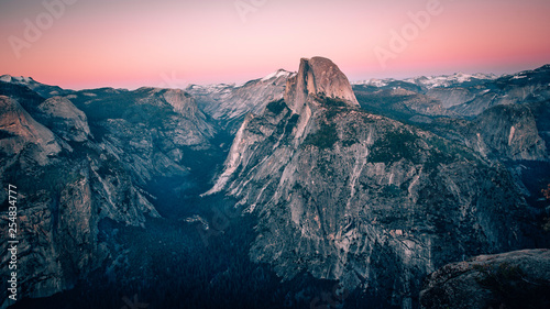 Half Dome during sunset, Yosemite, California