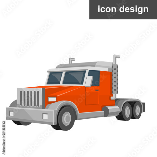 American truck 3d web icon