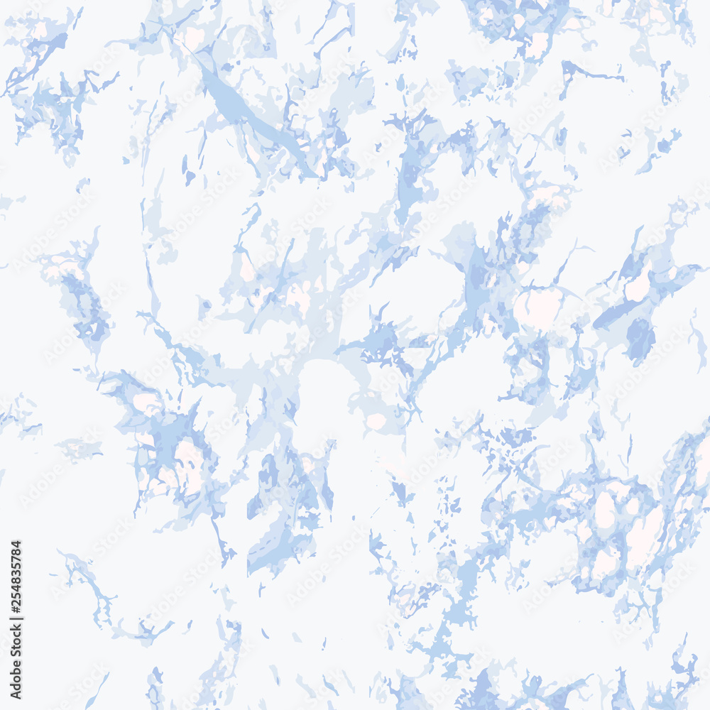 Blue marble texture background. Seamless pattern.