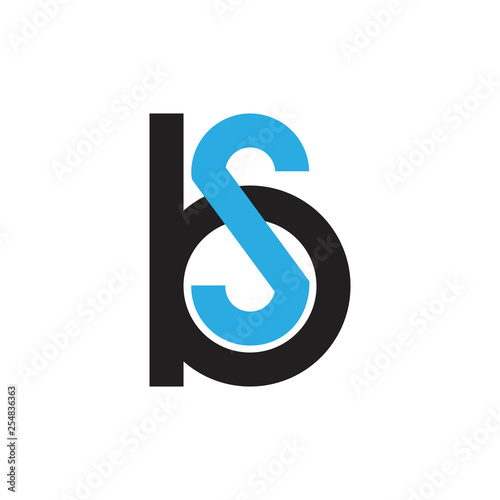 letters bs simple geometric logo vector Free Download letters bs simple geometric logo vector - GFXLoad