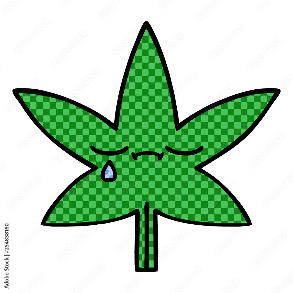 comic book style cartoon marijuana leaf comic book style cartoon marijuana leaf