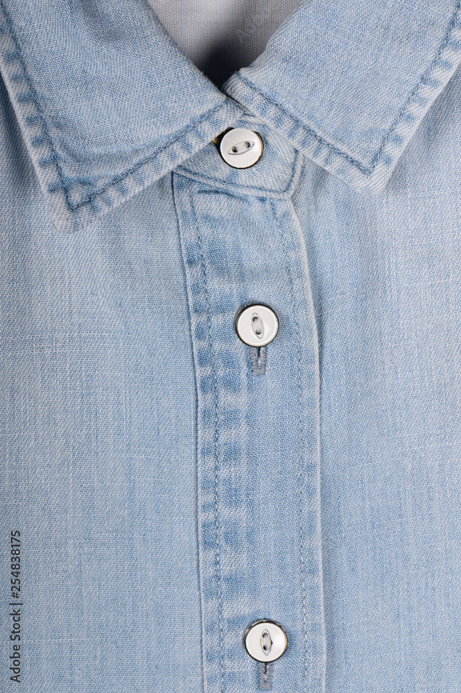 Light blue denim shirt Light blue denim shirt