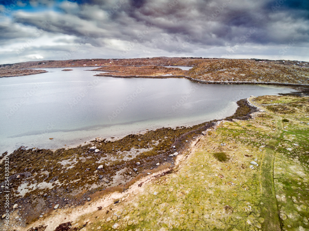 Φωτογραφία From a bird's eye view on the shores of the Norwegian fjord
