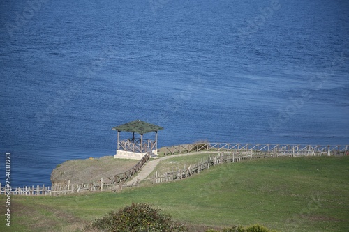 Fototapeta Naklejka Na Ścianę i Meble -  Lighthouse at Inceburun, Sinop. Turkey. Inceburun is the northernmost point of the Turkey