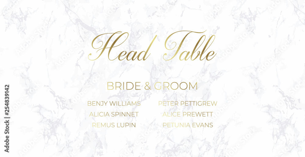 Head Table Bride and groom template. Gray marble Head Table Bride and groom template. Gray marble