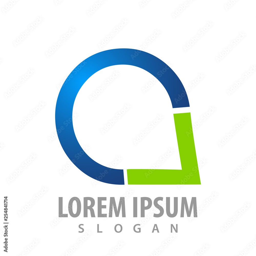 circle angle line logo concept design. Symbol graphic template element vector circle angle line logo concept design. Symbol graphic template element vector