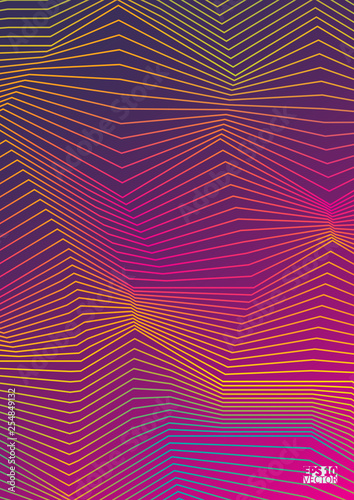 Graphic illustration with geometric pattern. Eps10 Vector illustration.
