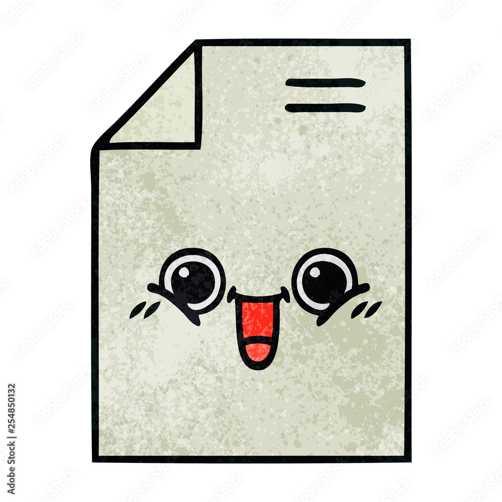 retro grunge texture cartoon sheet of paper retro grunge texture cartoon sheet of paper