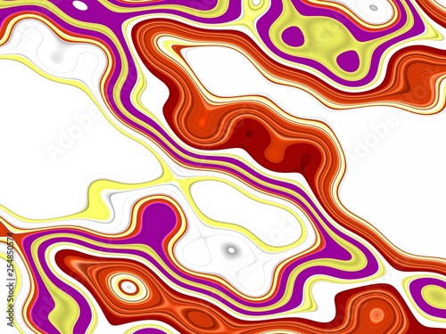 Purple pink colorful shapes, fluid geometries, abstract background and texture
