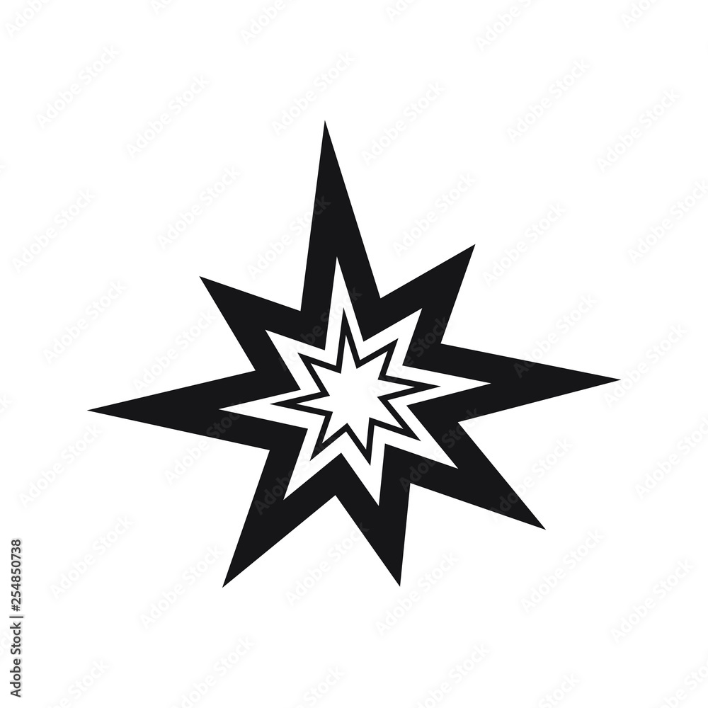 Explosion icon, bang icon vector Explosion icon, bang icon vector
