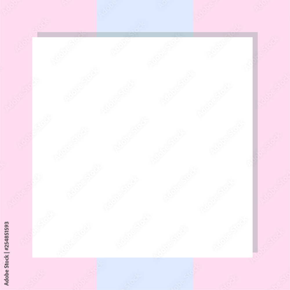 Empty frame on color pastel background. Minimal concept, Flat style. Copy space for text, design your idea, quotes and sayings Empty frame on color pastel background. Minimal concept, Flat style. Copy space for text, design your idea, quotes and sayings