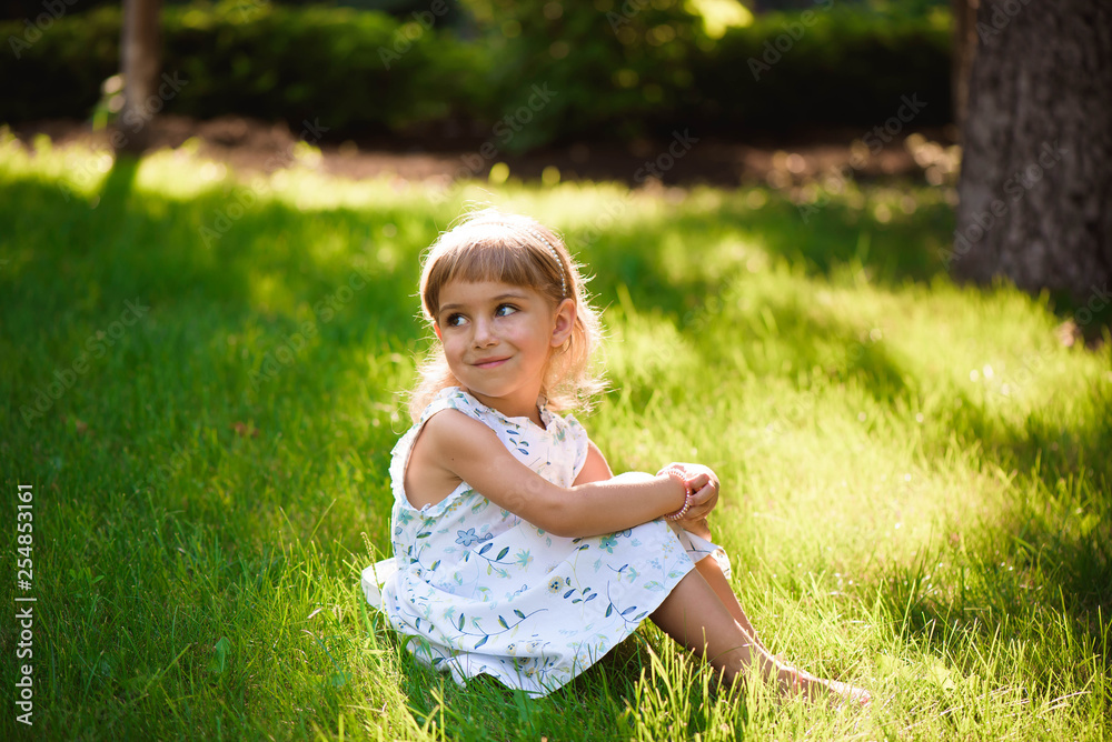 Portrait of a beautiful young little girl Portrait of a beautiful young little girl